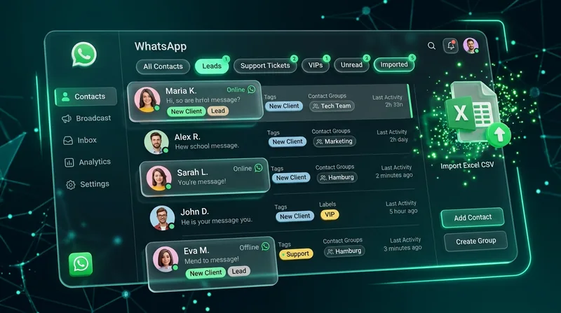 WhatsApp Contact Management