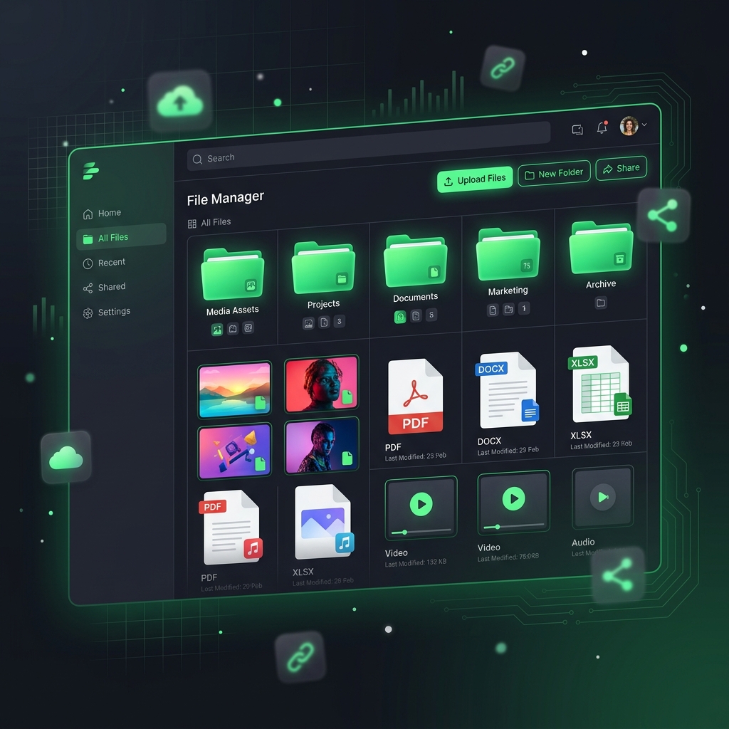 File Manager & Media Sharing: Organize Your WhatsApp Assets